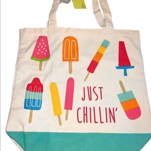 New Just Chillin Canvas Tote Bag